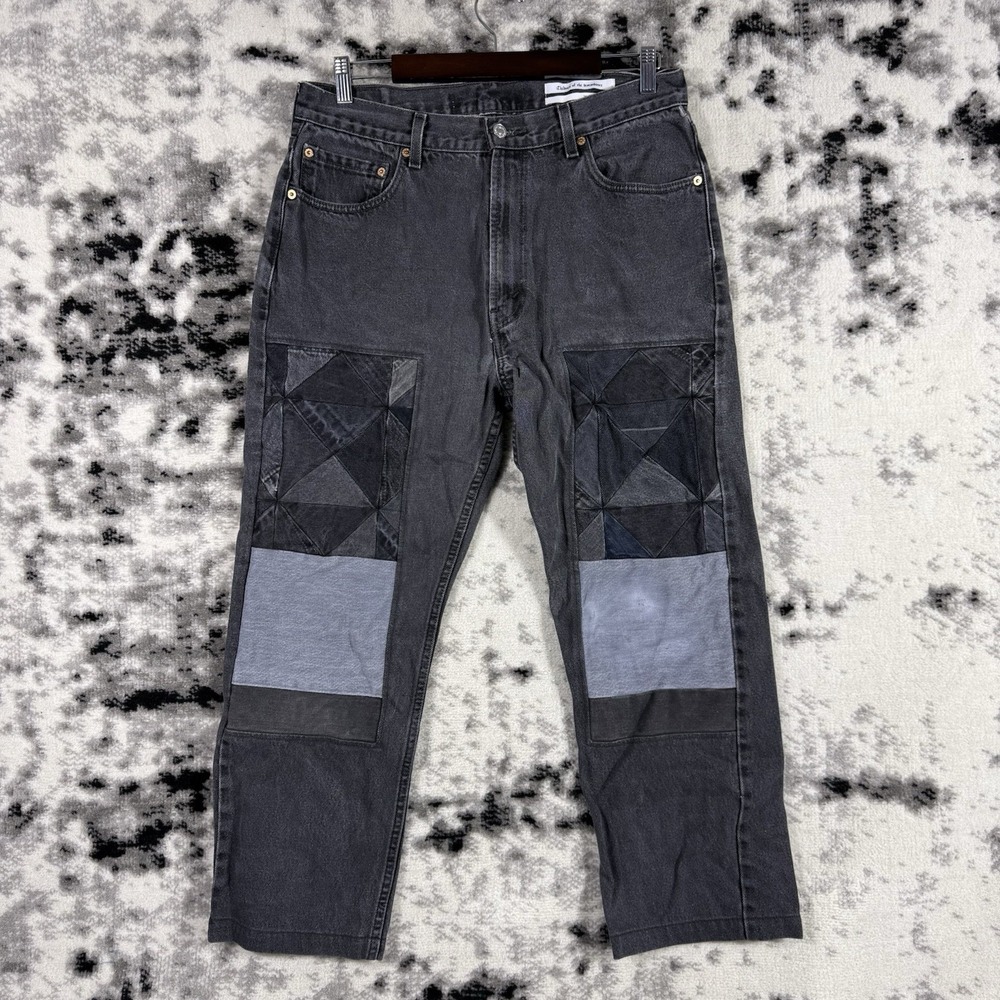 Children Of‎ The Discordance Jeans 33x28 Gray Patchwork Naoto Yoshida Japan